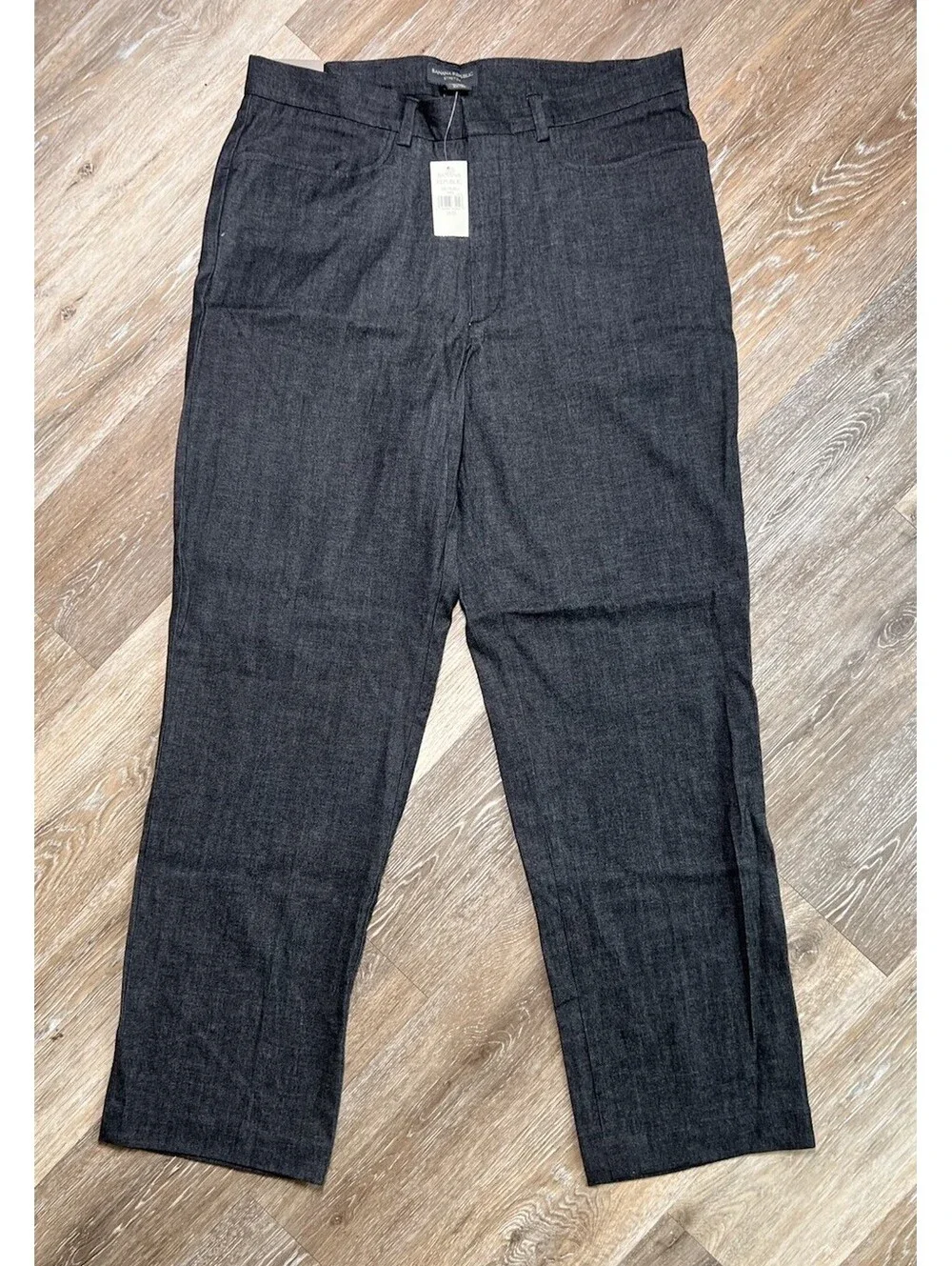 Banana Republic Stretch Dress Pants Black 34x32 Men's